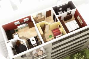 **Urbane 3-Zimmer-Wohnung - modern und wertstabil - am Eingang zum Europaviertel** – 60327 Gallus, Frankfurt am Main – Vorschaubild 15