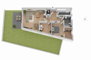 Neubau-Wohnung mit Garten am Westerberg