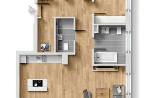 HEGERICH: Wohnträume werden wahr – Stilvolle Neubauwohnung mit sonnigem Balkon – Die vollständige Adresse der Immobilie erhältst du vom Anbieter., 90574 Roßtal – Vorschaubild 14