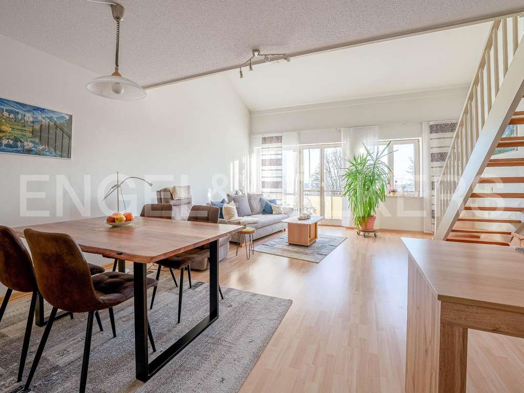 Immobilie in Ebersberg - Idyllisches Wohnen: Charmante Wohnung mit malerischem Bergblick in ruhiger Lage - Bild 3