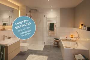 Großzügiger Wohnbereich, Sonnenbalkon & zwei Bäder – stilvolle 3-Zimmer-Neubau-Wohnung im Grünen – Niendorfer Weg 11-15, 22453 Groß Borstel, Hamburg – Vorschaubild 22