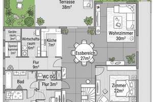 Exklusive Architektenvilla in Toplage in Heilbronn-Ost – Wohnen im Grünen mit Blick auf den Wartberg – Die vollständige Adresse der Immobilie erhältst du vom Anbieter., 74074 Heilbronn, Heilbronn – Vorschaubild 4