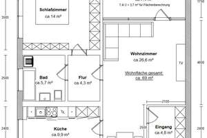 Attraktive 2-Zimmer-Wohnung mit Balkon und Einbauküche in Köln – Stüttgerhofweg 3, 50858 Junkersdorf, Köln – Vorschaubild 7