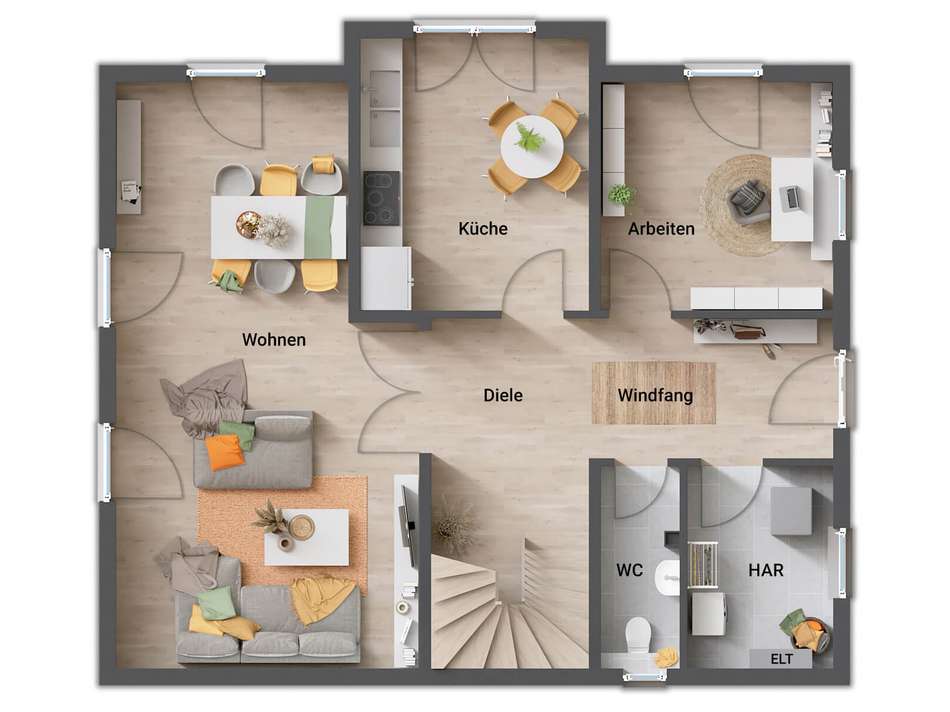 Grundrissbeispiel EG