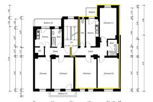 * Provisionsfrei! 3 Zimmer, top saniert, Balkon & Altbaucharme im Szeneviertel Gostenhof! * – Schreyerstraße 16, 90443 Gostenhof, Nürnberg – Vorschaubild 16