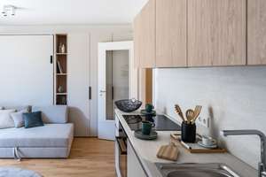 Stilvolles ausgestattetes 1-Zimmer-City-Apartment mit Balkon und moderner EBK – Die vollständige Adresse der Immobilie erhältst du vom Anbieter., 81671 Echarding, München – Vorschaubild 3