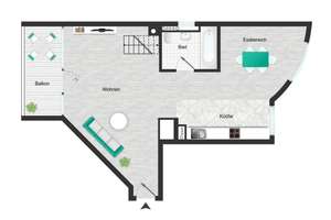 Stilvolle Maisonette-Wohnung mit eigenem Whirlpool-Highlight – Die vollständige Adresse der Immobilie erhältst du vom Anbieter., 80997 Allach, München – Vorschaubild 24