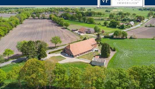 Bild von Gulfhof mit Perspektive – Weitläufiges Anwesen mit 2,5 ha Weideland