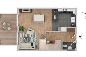 Reihenmittelhaus rechts (Nr. 2 / 6 gemäß Lageplan) – Die vollständige Adresse der Immobilie erhältst du vom Anbieter., 24113 Hassee, Kiel – Vorschaubild 4