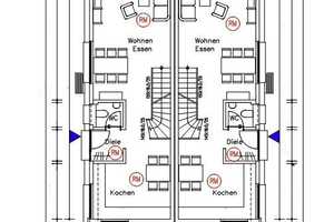 Neubau in Junkersdorf als DHH, KfW40, Energieeffizienz A+, mit Grundstück, Keller, FB-Heizung – Vogelsanger Weg 0, 50858 Köln – Vorschaubild 3