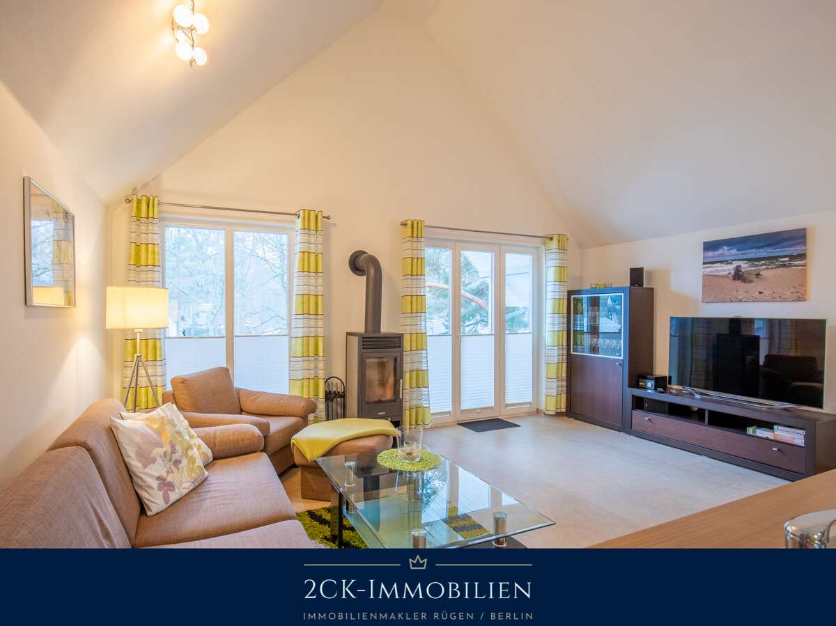 Immobilie in Glowe - 2 Zimmer Premium Ferienwohnung in Glowe, strandnah, zwei Balkone, Sauna, Kamin, inkl. Stellplatz! - Bild 5