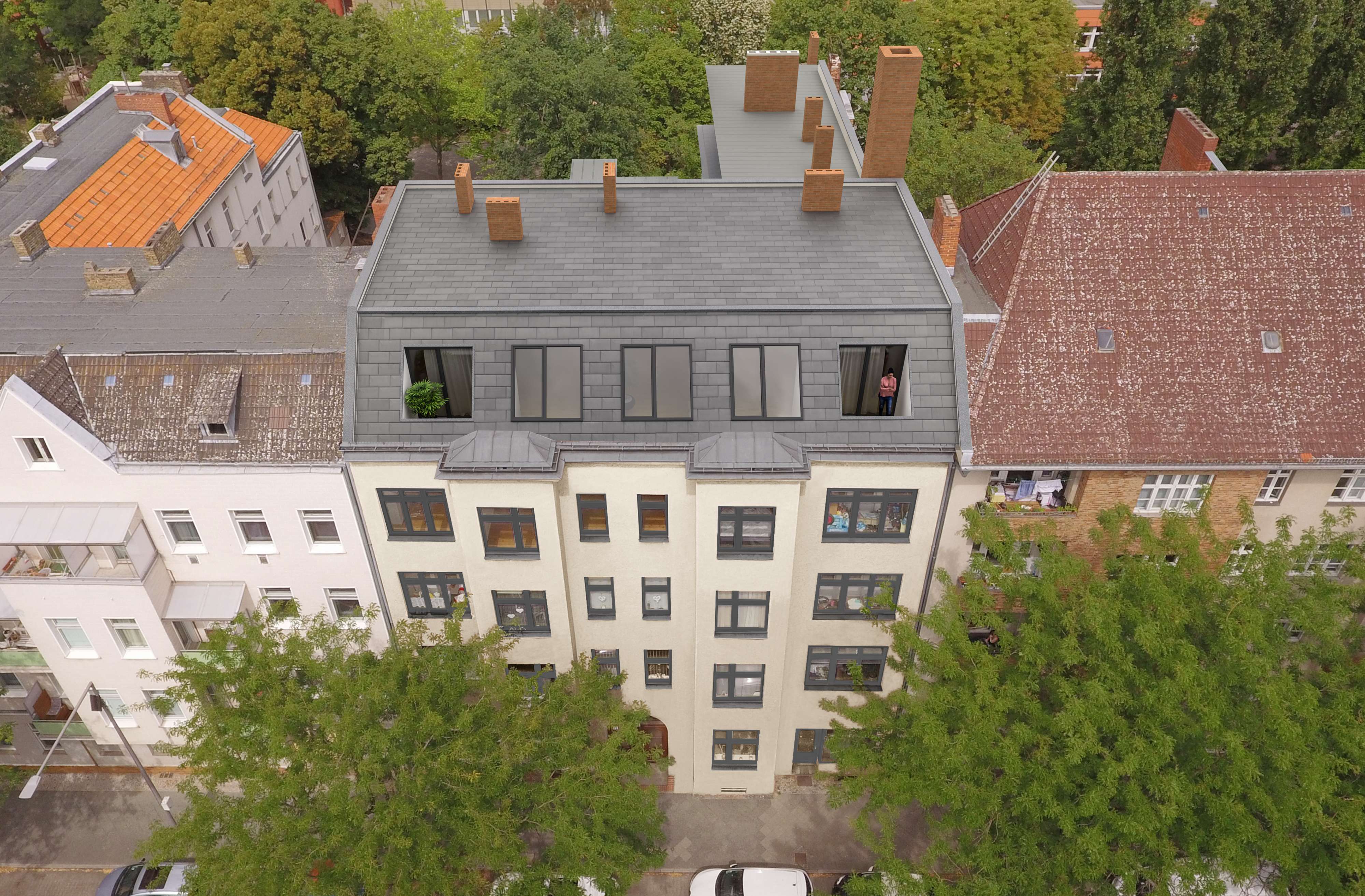 +++ Mit Baugenehmigung für 2 WE: DG - Rohling mit Entwicklungspotential in Steglitzer Altbau +++, Berlin – Bild 3