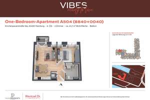 Modernes möbliertes One-Bedroom-Apartment mit Blick auf den Baakenhafen - Wentzel Dr. – Kirchenpauerstraße 15a, 20457 HafenCity, Hamburg – Vorschaubild 12