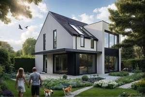 Modernes Einfamilienhaus mit Satteldach in Leipzig-Böhlitz-Ehrenberg – 4178 Böhlitz-Ehrenberg, Leipzig – Vorschaubild 1