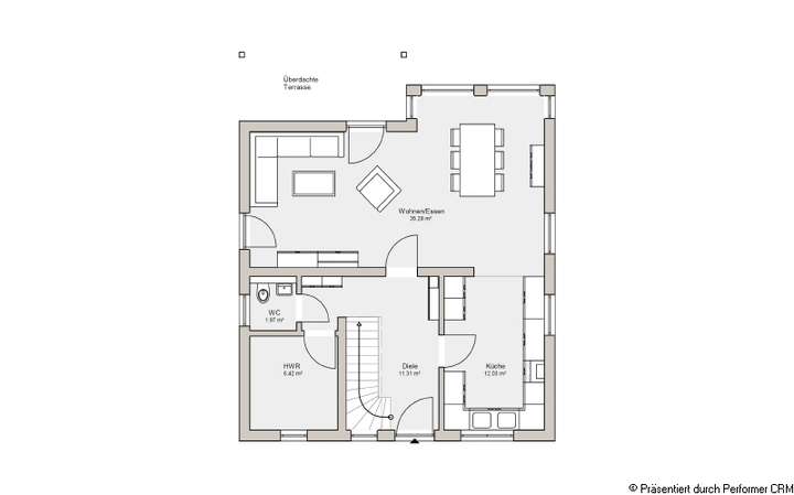 Grundriss Erdgeschoss