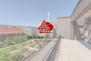 Riversideplatz Erlangen: Helle 3-Zimmer-Wohnung mit 30 m² Dachterrasse und 2 TG-Stellplätzen