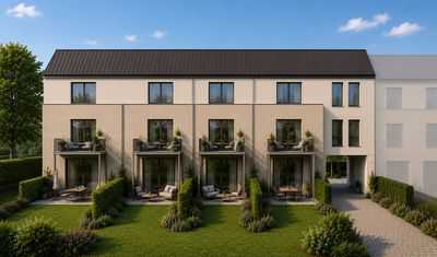 Wohnensemble Bonn-Beuel
Vier Stadthäuser · Acht Wohnungen · Eigenständiges Büro