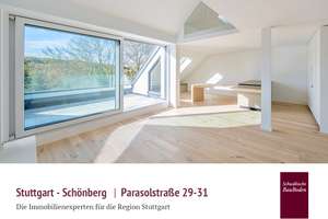 Schönberg: Exklusive 5-Zi.-Maisonette mit Dachterrasse, EBK mit Kochinsel & Parkett +++ – Parasolstraße 29, 70599 Schönberg, Stuttgart – Vorschaubild 1