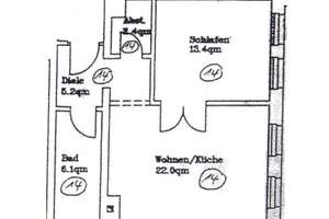 Bezugsfreie 2-Raum-Wohnung auf dem Kaßberg: gestalten Sie Ihr neues Zuhause selbst! – Hübschmannstraße 20, 9112 Kaßberg, Chemnitz – Vorschaubild 2