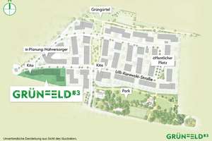 4-Zi.-Whg. in Süd-Ausrichtung mit Loggia, großzügigem Schlafbereich, 2 Bädern u. sep. Abstellraum – Lilli-Kurowski-Straße 1, 80995 Feldmoching, München – Vorschaubild 8