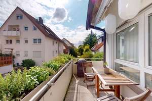 Renovierte 2,5-Zimmer-Wohnung mit Süd-Balkon, Einbauküche und TG-Stellplatz in Stuttgart-Möhringen – 70567 Möhringen-Süd, Stuttgart – Vorschaubild 2