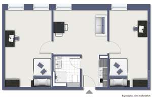 Ankommen. Wohlfühlen. Zuhause sein. Exklusiv. Vollmöbliertes Apartment – Sachsenstraße 3, 75177 Nordstadt, Pforzheim – Vorschaubild 29
