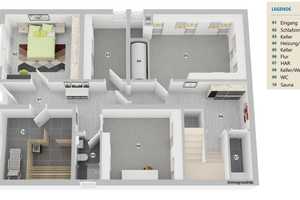 Freistehender Bungalow mit Sonnengarten und Garage! 226qm, 768qm Areal, Wärmepumpe, PV-Anlage...! – Rhein-Sieg-Kreis – Vorschaubild 23