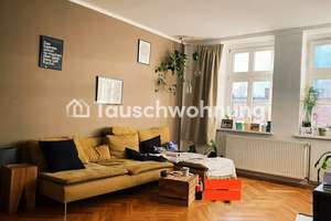 Tauschwohnung: 2 Zimmer Altbau - 76qm, Balkon, Parkett