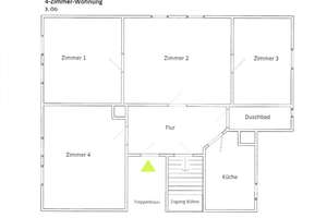 4 Zi. Wohnung, 64 m², ruhig und hell, Dachgeschoss, Bad Cannstatt nähe Kurpark und Neckar – Flurstr. 8, 70372 Kurpark, Stuttgart – Vorschaubild 2