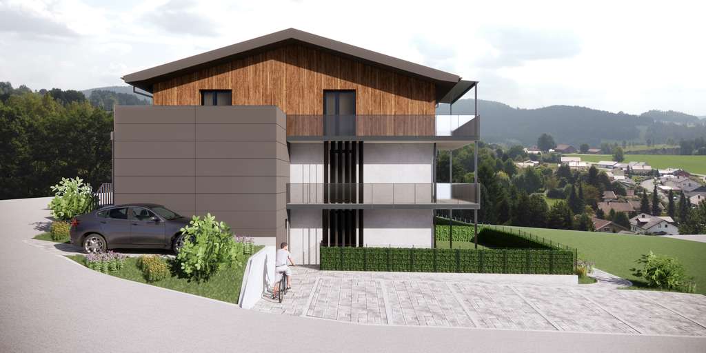 Immobilie in Böbrach - SONNIGE 2-ZIMMER-TERRASSENWOHNUNG IN AUSSICHTSLAGE IN BÖBRACHER NEUBAU - Bild 3