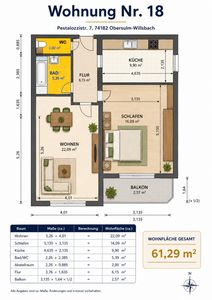 Schöne 2 Zimmerwohnung /Küche/ Stellplatz / Einzugsbereit