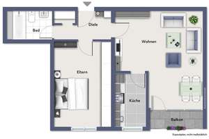 Barrierearme 2-Zimmer-Wohnung in Pesch – Die vollständige Adresse der Immobilie erhältst du vom Anbieter., 50767 Pesch, Köln – Vorschaubild 9