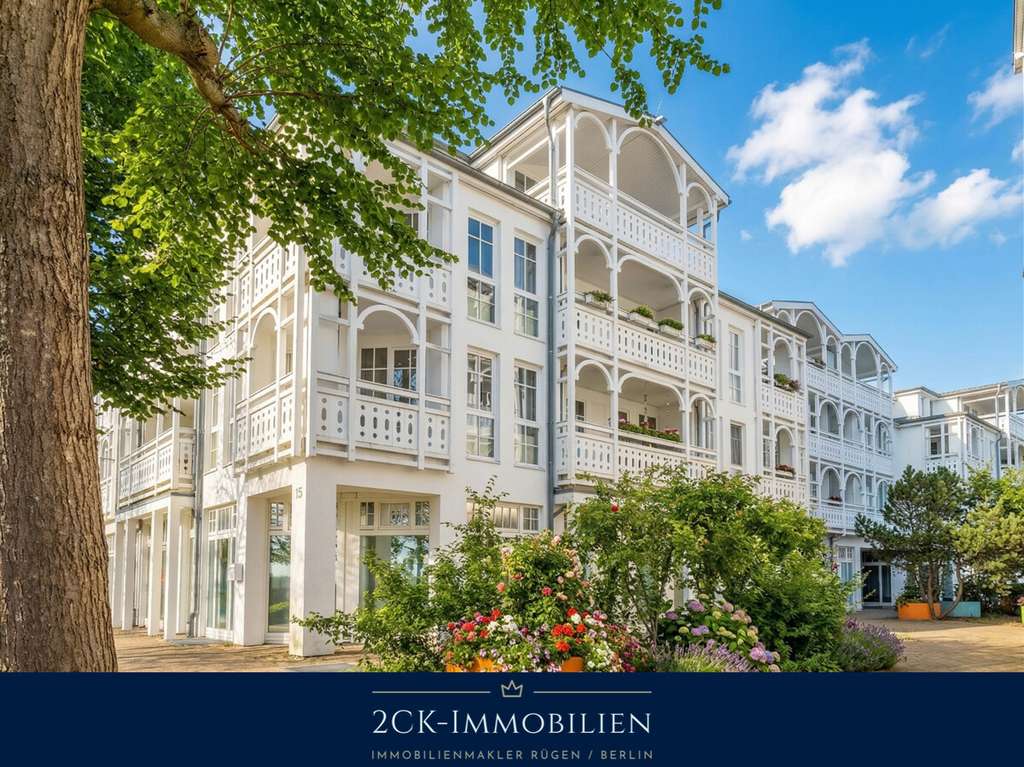 Immobilie in Sellin - Ostsee-Auszeit im Seepark Sellin: Voll möblierte 2-Zimmer-Ferienwohnung mit Loggia inkl. Stellplatz! - Bild 0