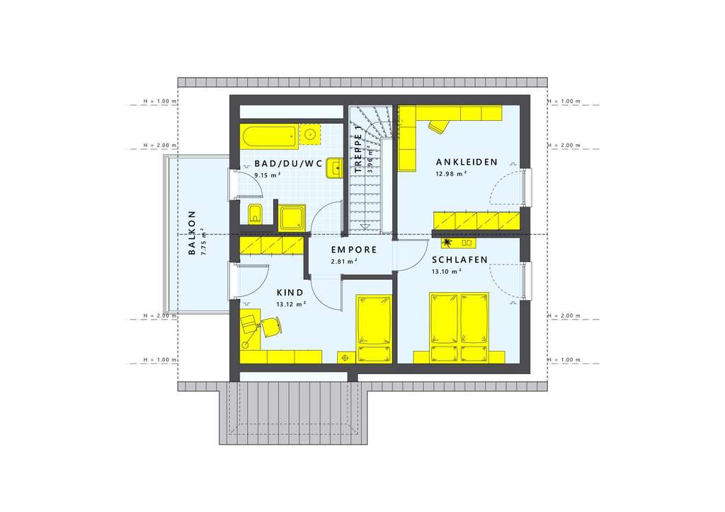 Immobilie in Weisweil - Im Kaiserstuhl wohnen  - in Weisweil nur mit LivingHaus mit realem Grundstück und schöner Aussicht! - Bild 2