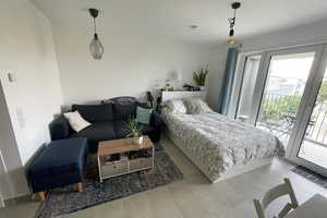 Neubau am Harras (U6) - helles, ruhiges Apartment mitWest-Balkon und EBK in Sendling am Harras – Konrad-Peutinger-Str. 2 b, 81373 München – Vorschaubild 2