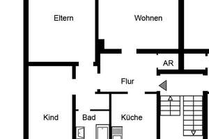 Ideal für Familien 3-Zimmer-Wohnung in Duisburg Obermeiderich – Emscherstraße 13, 47137 Obermeiderich, Duisburg – Vorschaubild 2