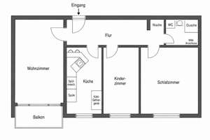 *Über den Dächern von Fürstenried – hochwertig sanierte 3-Zimmer-Wohnung mit sonnigem Balkon* – Die vollständige Adresse der Immobilie erhältst du vom Anbieter., 81475 Fürstenried-West, München – Vorschaubild 9