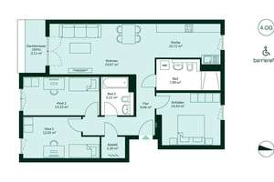 Barrierefreie Wohnung mit Dachterrasse in Südausrichtung und zwei Bädern – Lilli-Marx-Straße 24, 40597 Benrath, Düsseldorf – Vorschaubild 11