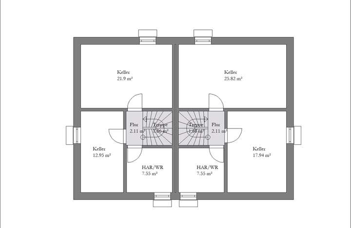 PrI 9312 Grundriss KG H1