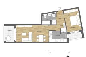 2-Zi. Whg mit sonniger Loggia und Weitblick – Günther-Kittelmann-Str. 25, 49090 Atter, Osnabrück – Vorschaubild 14