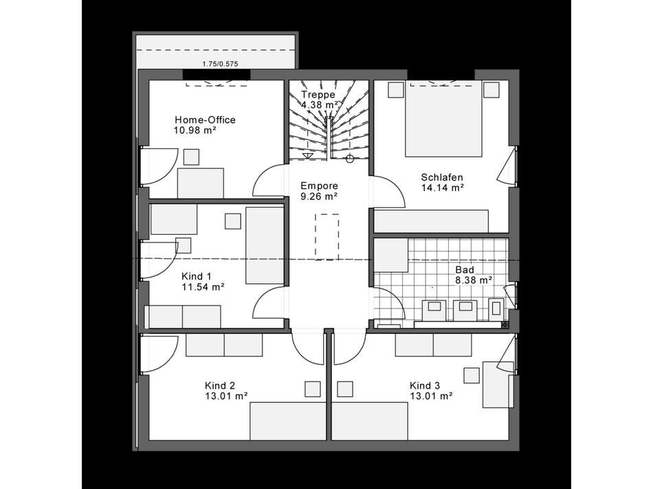 Grundriss DG