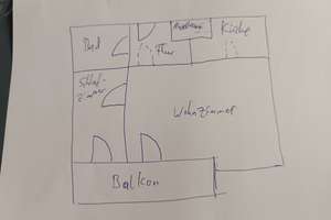 Nachmieter ab April für 2 Zimmerwohnung in Alsternähe gesucht