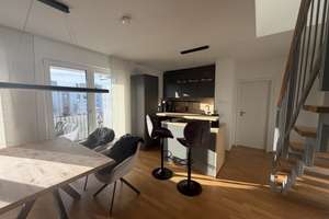 Neubau vollmöbl. 2,5 -Zi Penthouse Whg -Balkon u Dachterrasse in Muc-Aubing, 5 Min. S-Bahn Leienfels – Ilse-Fehling-Str. 8, 81245 Altaubing, München – Vorschaubild 8