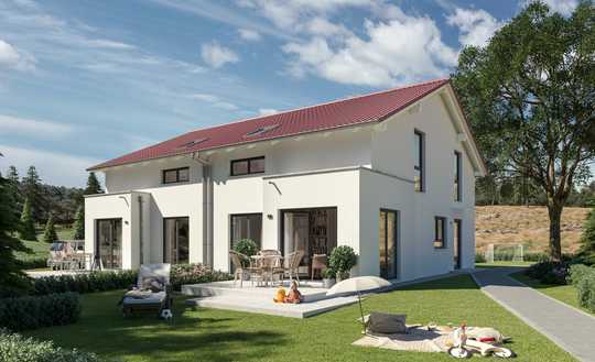 Ihre maßgeschneiderte Doppelhaushälfte mit Living Haus: Innovativ, flexibel, zukunftssicher!