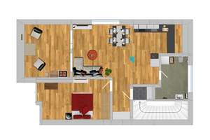  2-Zimmer-Dachgeschoßwohnung mit Dachterasse  – Edeltraudstraße 48, 81827 Waldtrudering, München – Vorschaubild 10