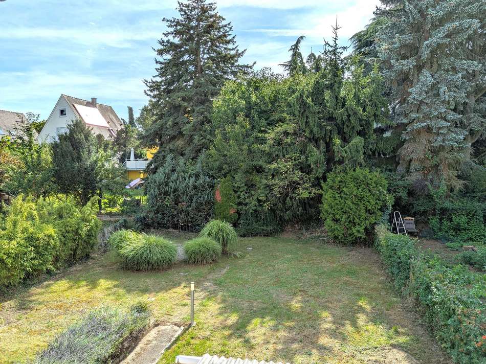 Garten von Dachterrasse
