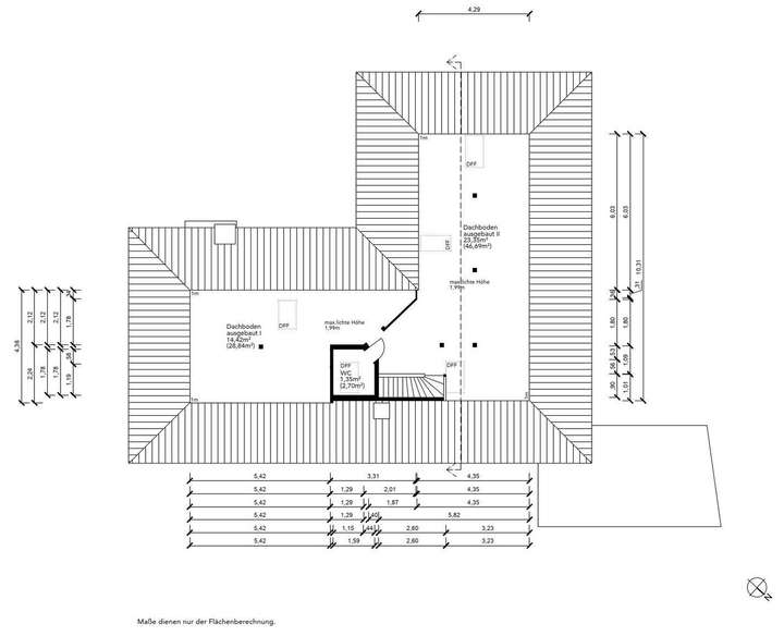 Grundriss Dachgeschoss