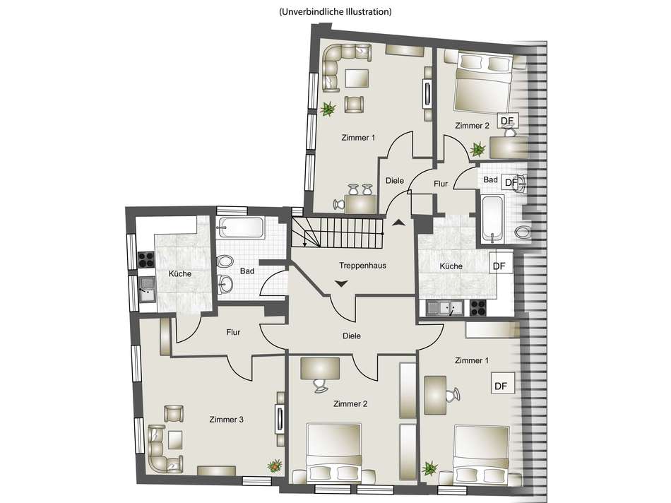 Museumstraße Obergeschoss