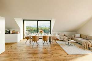 "RAUM. LICHT. WEITBLICK." *3 Zimmer Dachgeschoss mit zwei Sonnenbalkonen und Blick ins Grüne!*