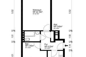 Zuhause im Grünen: Gepflegte 2-Zimmer-Wohnung mit Balkon & Tiefgaragenstellplatz in Eidelstedt – Die vollständige Adresse der Immobilie erhältst du vom Anbieter., 22523 Eidelstedt, Hamburg – Vorschaubild 6